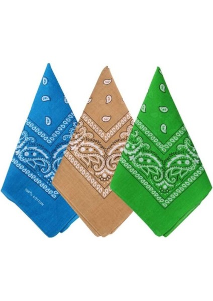 Şal Desenli, Etnik Desen Bandana Seti