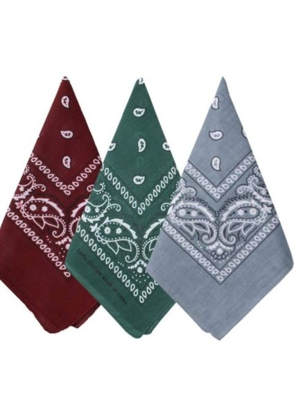Şal Desenli, Etnik Desen Bandana Seti