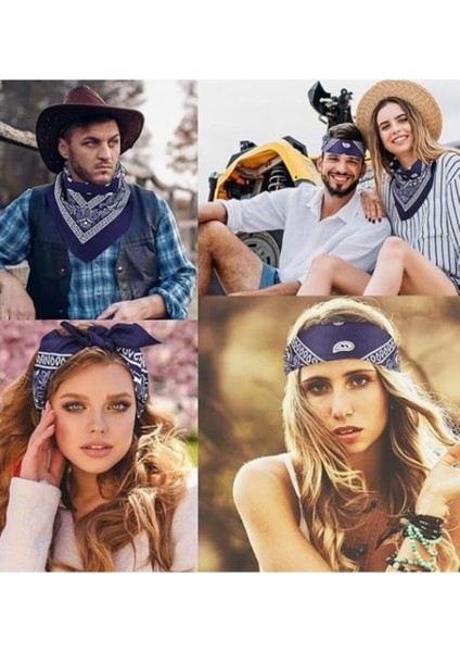 Şal Desenli, Etnik Desen Bandana Seti fırsatları