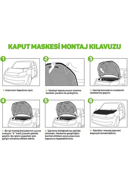 Ford Transit 2007-2013 Model Uyumlu Kaput Koruyucu Branda modelleri