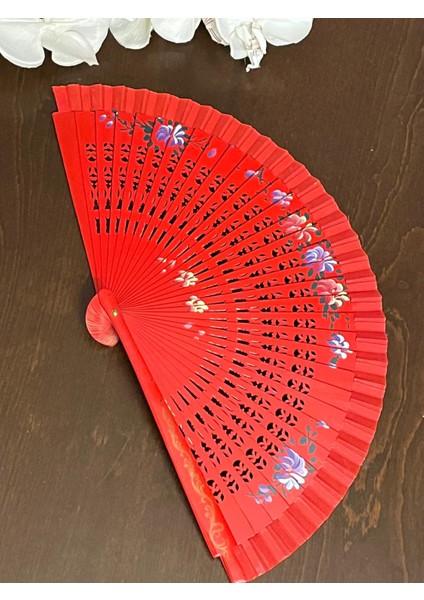 Kırmızı Ispanyol Yelpaze Bambu, Çift Taraflı fiyatları