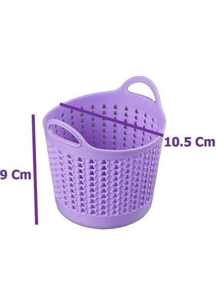 3'lü Mini Dekoratif Sunum Sepeti Seti, Siyah, Şekerlik ve Kalemlik, Plastik, Küçük fiyatları