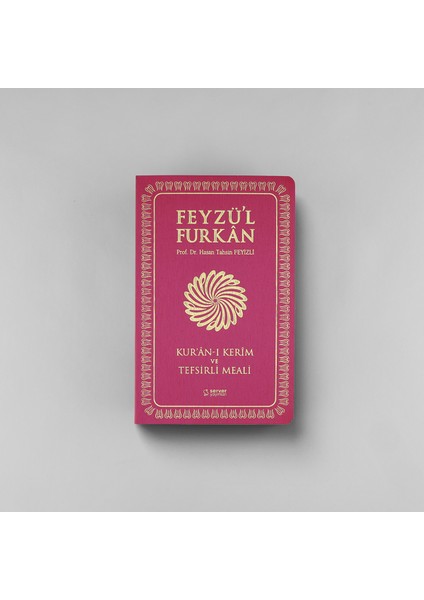 Feyzü'l Furkan Kur'an-I Kerim ve Tefsirli Meali (Sempatik Cep Boy - Ince Cilt) Fuşya