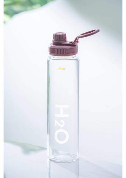 Motiva Mor Cam Su Matarası - 1000 ml