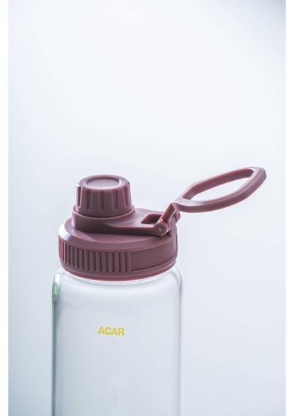 Motiva Mor Cam Su Matarası - 1000 ml