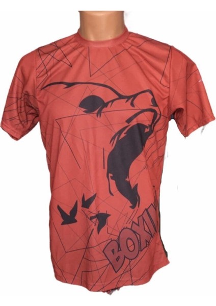 Boks & kickboks tişörtü / dijital baskılı sporcu tişört modelleri