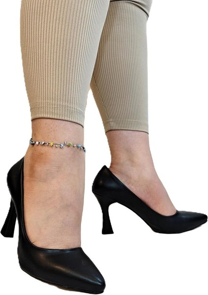 7036 Siyah Cilt Ince Kadeh Topuk Stiletto Topuklu Ayakkabı fiyatları