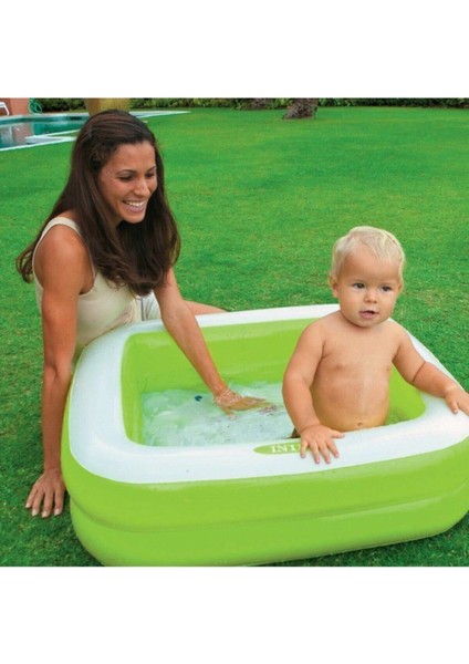 Intex Mini Kare Havuz, Pompa Dâhil, 86 cm genişlik, eğlenceli yaz aktiviteleri için ideal fiyatları