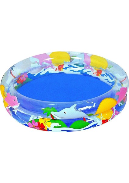 Bestway Küçük Şişme Havuz 90x30 cm, pompa dahil, 2 boğumlu, 1'li paket