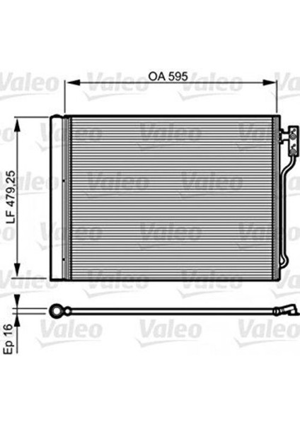 814192 Klima Radyatörü Bmw 5 F10-F11-F18 5.20I 10-