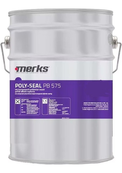 Poly Seal Pb 575 (Tek Komponentli Poliüretan Esaslı Şefaf Yalıtım Malzemesi 1 KG)