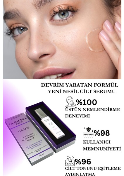 Yoğun Nemlendirici-1 Serum 4 Etki-Nemlendirir, Sıkılaştırır, Akne Karşıtı, Yatıştırır indirimleri