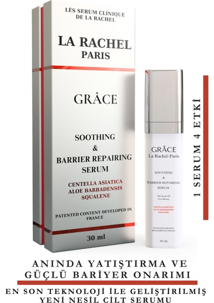 Hassas Ciltler Için Profesyonel Güçlü Yatıştırıcı ve Güvenli Bariyer Onarımı-1 Serum 4 Etki-