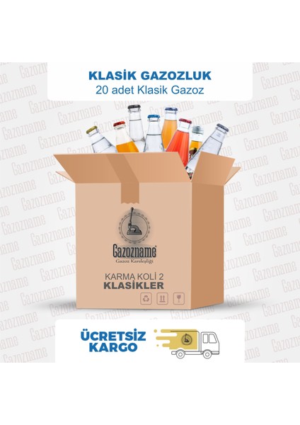 Klasik Gazozluk (20 Farklı Klasik Gazoz 1 Kolide)