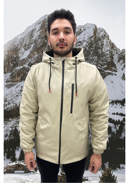 Spor Erkek Kürklü Su ve Rüzgar Geçirmez Kapüşonlu Mont & Kaban & Parka fiyatları
