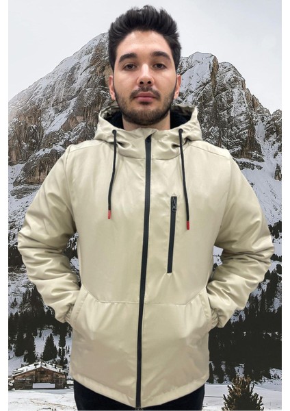 Spor Erkek Kürklü Su ve Rüzgar Geçirmez Kapüşonlu Mont & Kaban & Parka modelleri