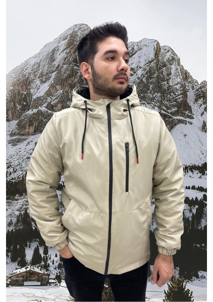 Spor Erkek Kürklü Su ve Rüzgar Geçirmez Kapüşonlu Mont & Kaban & Parka fırsatları
