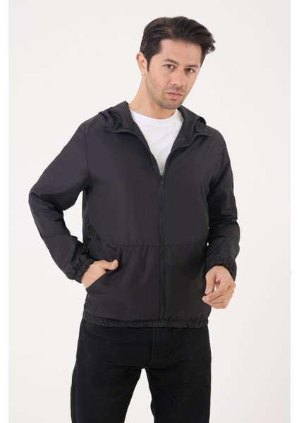 Spor erkek kapüşonlu su ve rüzgar geçirmez cepli ıçi astarlı oversize yağmurluk fiyatları