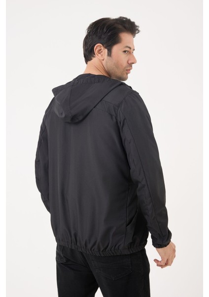 Spor erkek kapüşonlu su ve rüzgar geçirmez cepli ıçi astarlı oversize yağmurluk indirimleri