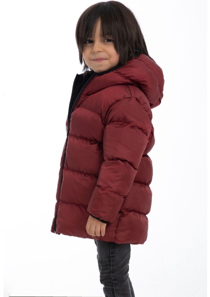 Spor Erkek Spor Çocuk Polarlı Kapüşonlu Su Geçirmez Rüzgara Mont - Kaban modelleri