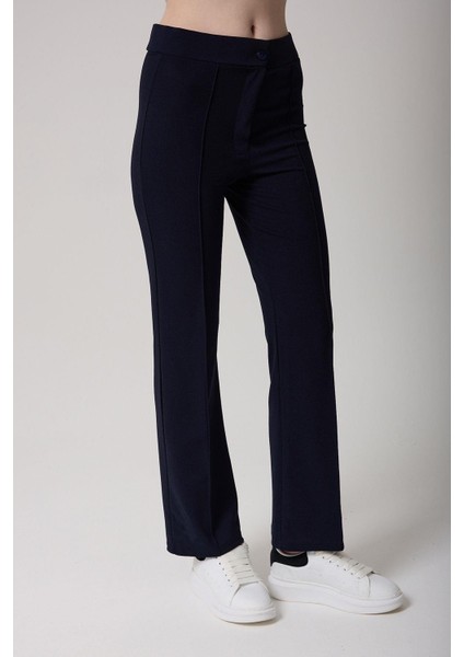 Kadın Yüksek Bel Toparlayıcı Ispanyol Paça Palazzo Pantolon indirimleri