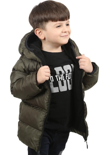 Spor Erkek Spor Çocuk Polarlı Kapüşonlu Su Geçirmez Rüzgara Mont - Kaban modelleri