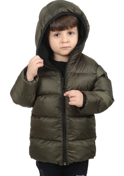 Spor Erkek Spor Çocuk Polarlı Kapüşonlu Su Geçirmez Rüzgara Mont - Kaban fırsatları