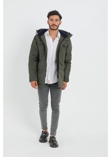 Spor Erkek Polarlı Su ve Rüzgar Geçirmez Kapüşonlu Mont & Kaban & Parka fiyatları