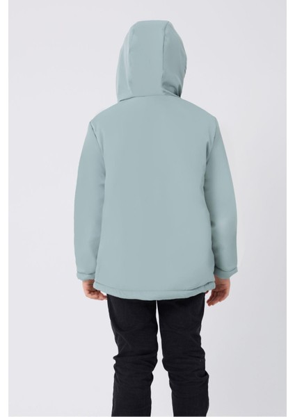 Spor Erkek Spor Çocuk Kürklü Su ve Rüzgar Geçirmez Kapüşonlu 3 Cep Mont & Kaban & Parka fırsatları