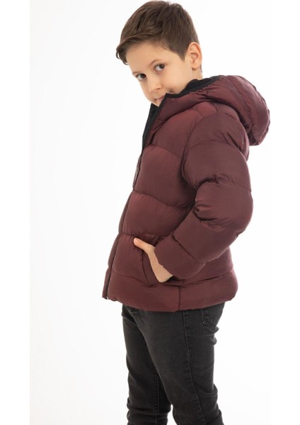 Spor Erkek Çocuk Polarlı Kapüşonlu Su Geçirmez Rüzgara Dayanıklı Cepli Mont indirimleri