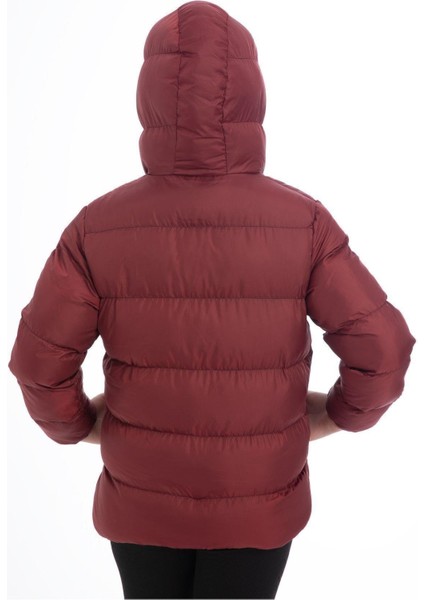 Spor Kız Çocuk Polarlı Kapüşonlu Su Geçirmez Rüzgara Dayanıklı Cepli Mont indirimleri