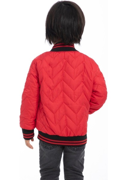 Spor Erkek Çocuk Kolej Yaka Astarlı Su Ve Rüzgar Geçirmez Fermuarlı Cep Mont Ceket fırsatları