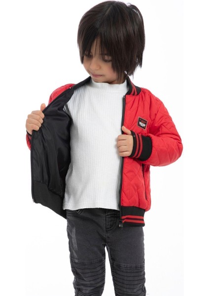 Spor Erkek Çocuk Kolej Yaka Astarlı Su Ve Rüzgar Geçirmez Fermuarlı Cep Mont Ceket indirimleri