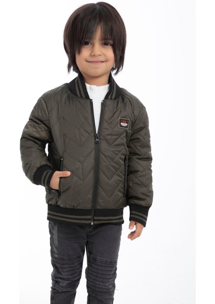 Spor Erkek Çocuk Kolej Yaka Astarlı Su ve Rüzgar Geçirmez Fermuarlı Cep Mont Ceket fiyatları