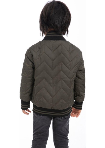 Spor Erkek Çocuk Kolej Yaka Astarlı Su ve Rüzgar Geçirmez Fermuarlı Cep Mont Ceket modelleri