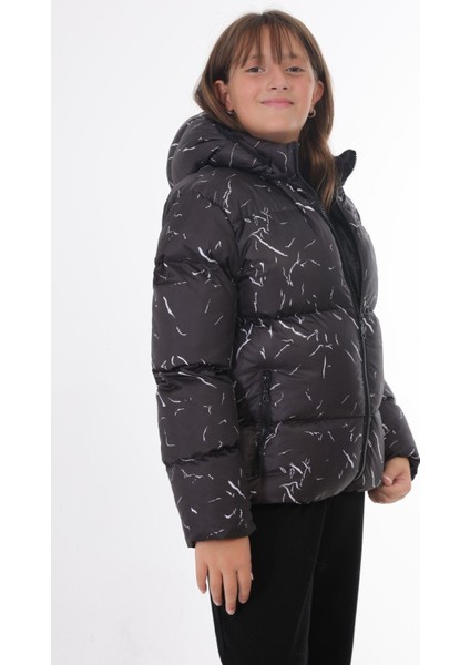 Spor Kız Çocuk Çıkabilir Kapüşonlu Su ve Rüzgar Geçirmez Cepli Mont & Kaban & Parka fırsatları