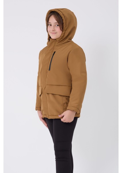 Su ve Rüzgar Geçirmez Kapüşonlu 3 Cep Mont & Kaban & Parka modelleri