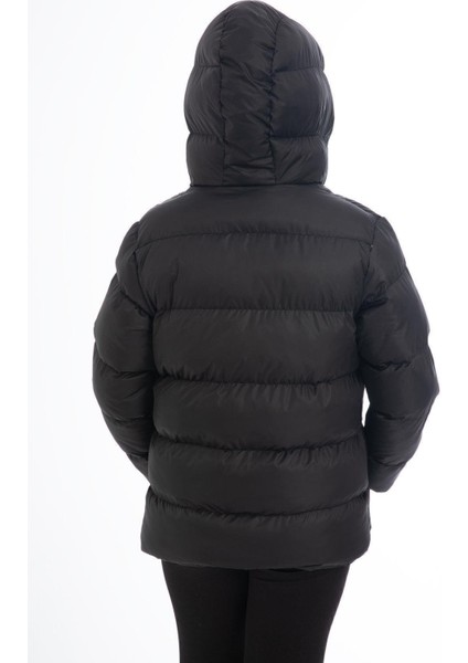 Spor Kız Çocuk Polarlı Kapüşonlu Su Geçirmez Rüzgara Dayanıklı Cepli Mont fırsatları