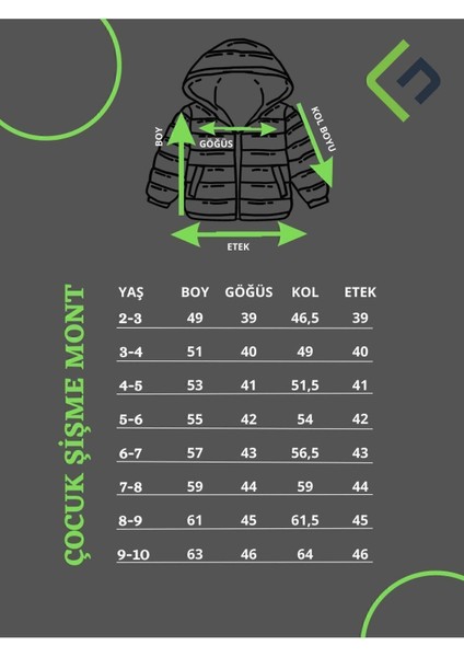 Spor Kız Spor Çocuk Polarlı Kapüşonlu Ufo Desenli Mont & Kaban & Parka