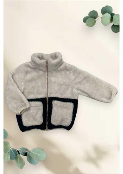 Spor Kız Çocuk Peluş Cepli Fermuarlı Welsoft Mont fırsatları