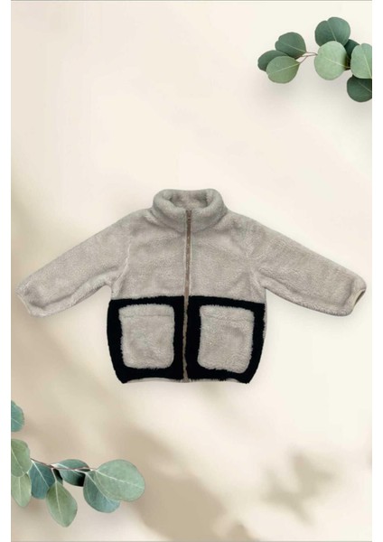 Spor Kız Çocuk Peluş Cepli Fermuarlı Welsoft Mont indirimleri