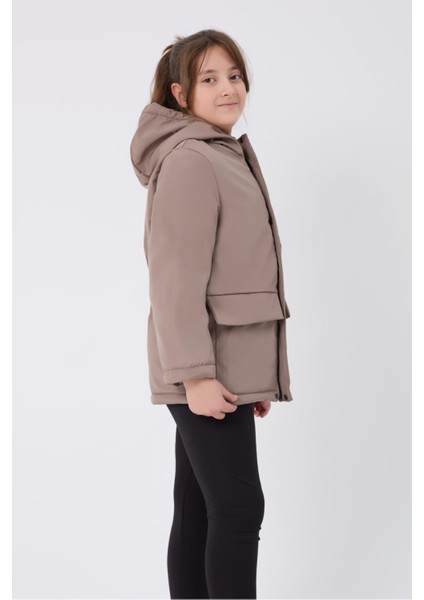 Su ve Rüzgar Geçirmez Kapüşonlu 3 Cep Mont & Kaban & Parka