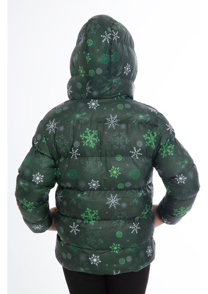 Spor Kız Çocuk Pusula Desen Polar Su Ve Rüzgar Geçirmez Kapüşonlu Cepli Mont fırsatları