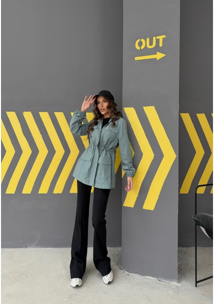 Yeşil Kadın Yağmurluk modelleri