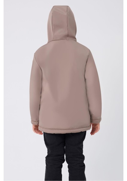 Spor Erkek Çocuk Kürklü Su Ve Rüzgar Geçirmez Kapüşonlu 3 Cep Mont & Kaban & Parka fırsatları