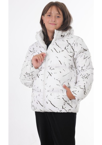 Spor Kız Çocuk Çıkabilir Kapüşonlu Su ve Rüzgar Geçirmez Cepli Mont & Kaban & Parka fırsatları