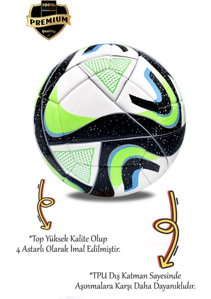 Orijinal Futbol Topu Sert Zemin Halı Saha Çim Saha Futbol Topu Pompa Hediyeli