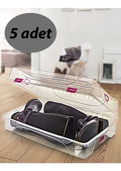 Lüx Çizme Saklama Düzenleme Kutusu 5'li Set