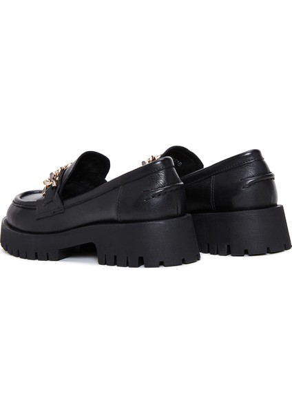 Kadın Deri Tokalı Loafer fırsatları