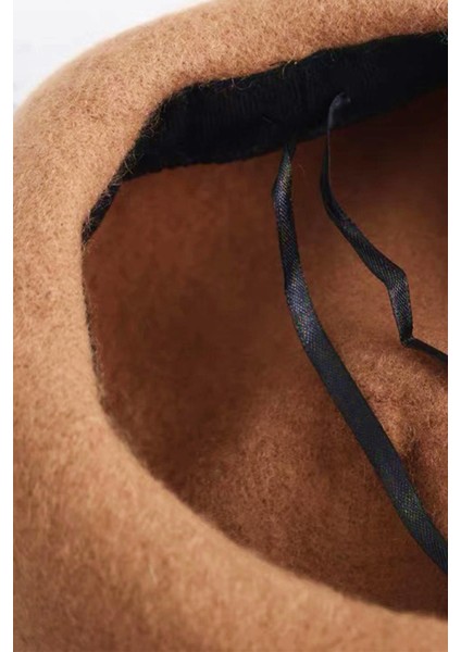 Camel Parisienne Bere Premium Gerçek Yün Şapka fiyatları